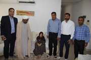 دیدارمدیر کل دامپزشکی استان هرمزگان با خانواده شهدا در دهه کرامت